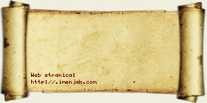 Bojana Dedijer vizit kartica